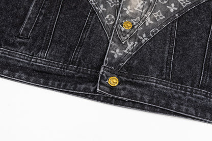 260113 New high-quality Hobbit gradient denim jacket