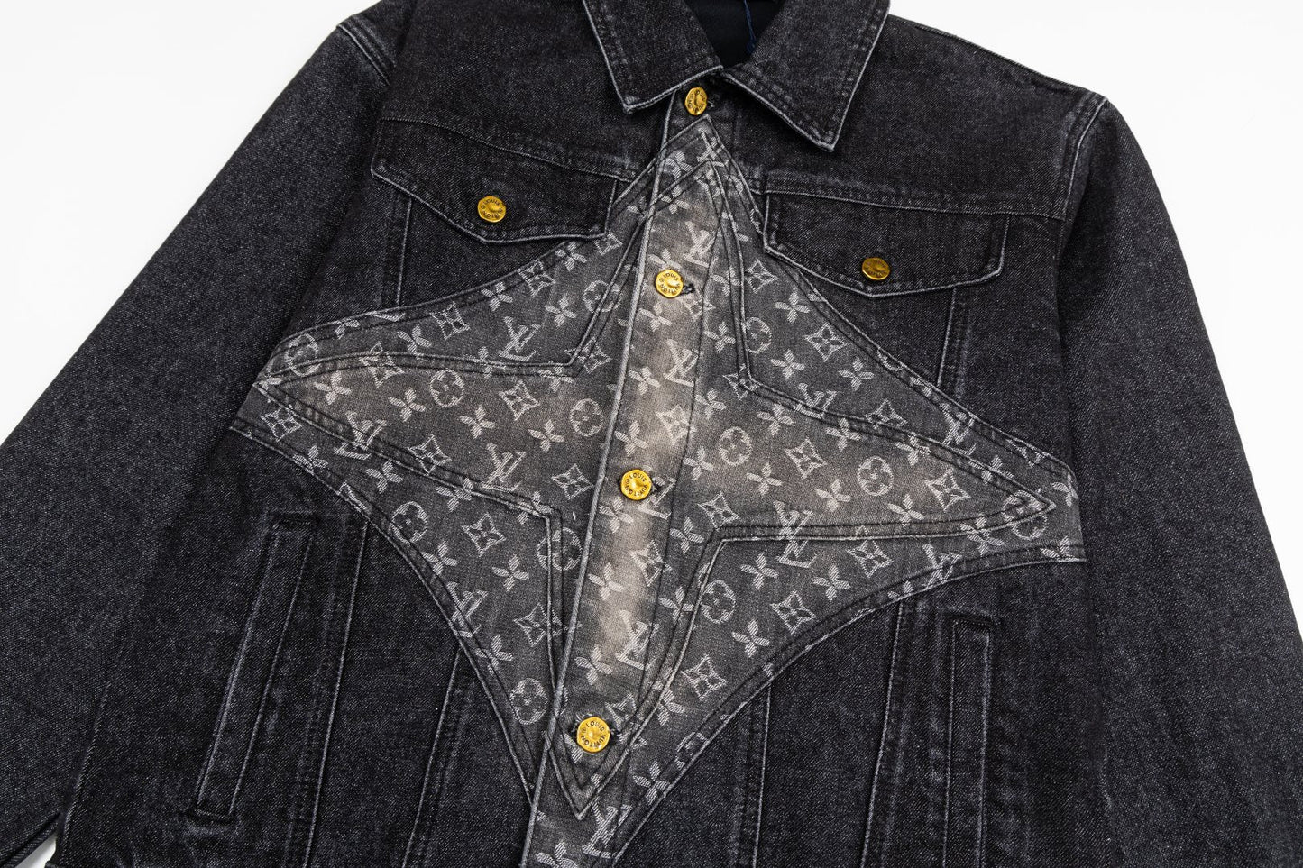 260113 New high-quality Hobbit gradient denim jacket