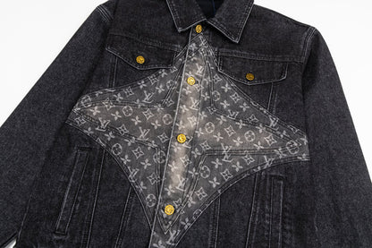 260113 New high-quality Hobbit gradient denim jacket