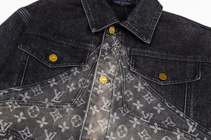 260113 New high-quality Hobbit gradient denim jacket