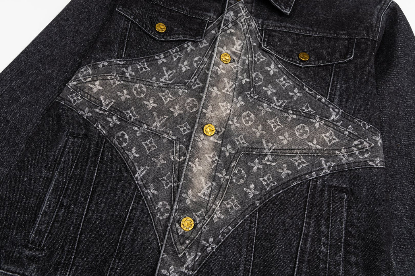 260113 New high-quality Hobbit gradient denim jacket