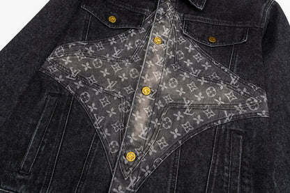 260113 New high-quality Hobbit gradient denim jacket