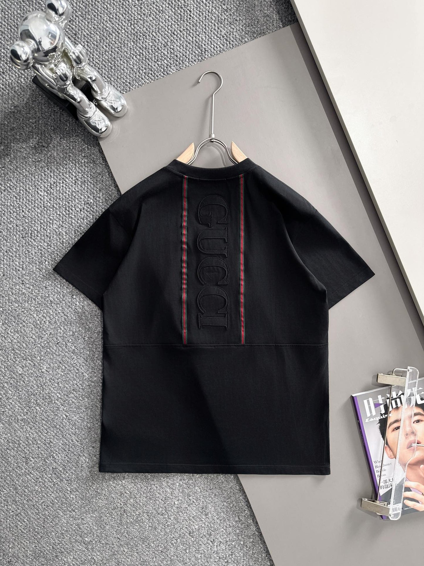 260113 New high-quality classic front-piece matching-color logo T-shirt
