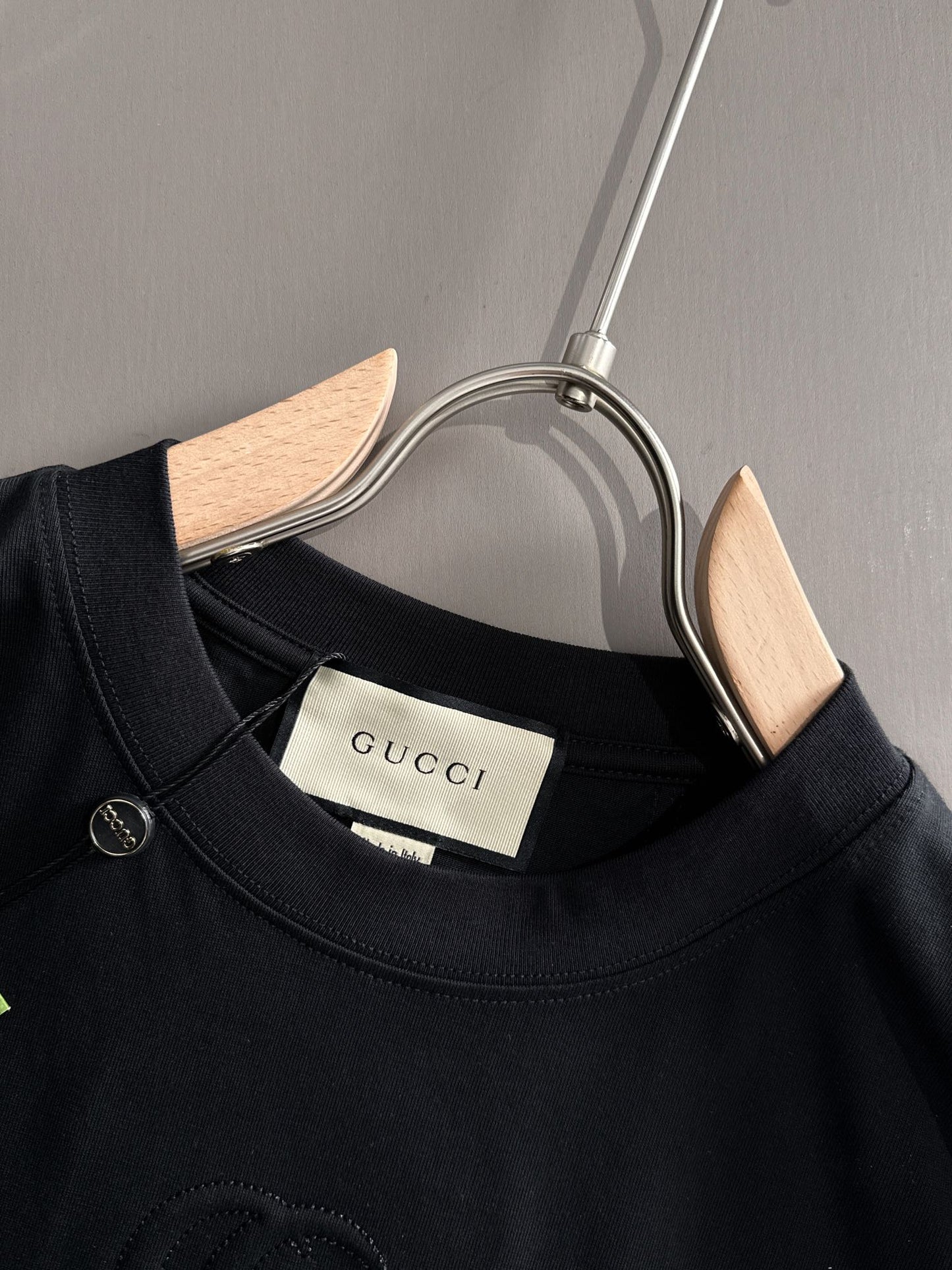 260113 New high-quality classic front-piece matching-color logo T-shirt