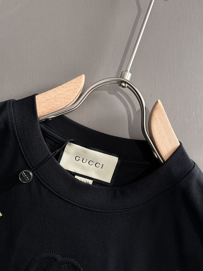 260113 New high-quality classic front-piece matching-color logo T-shirt