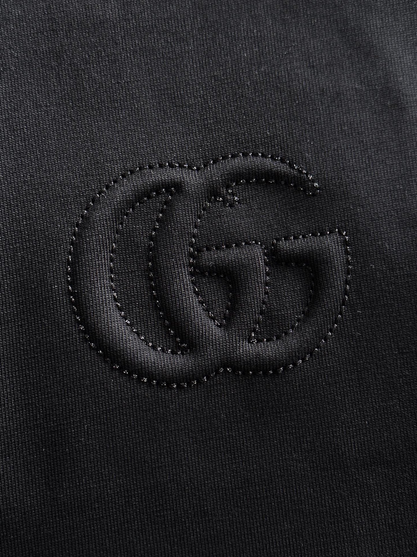 260113 New high-quality classic front-piece matching-color logo T-shirt