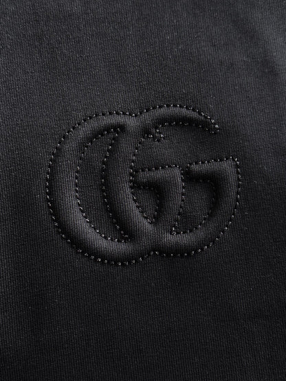 260113 New high-quality classic front-piece matching-color logo T-shirt