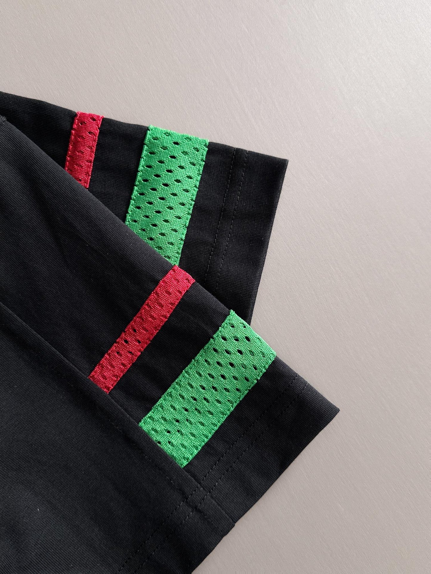 260113 New high-quality embroidered lace patchwork T-shirt