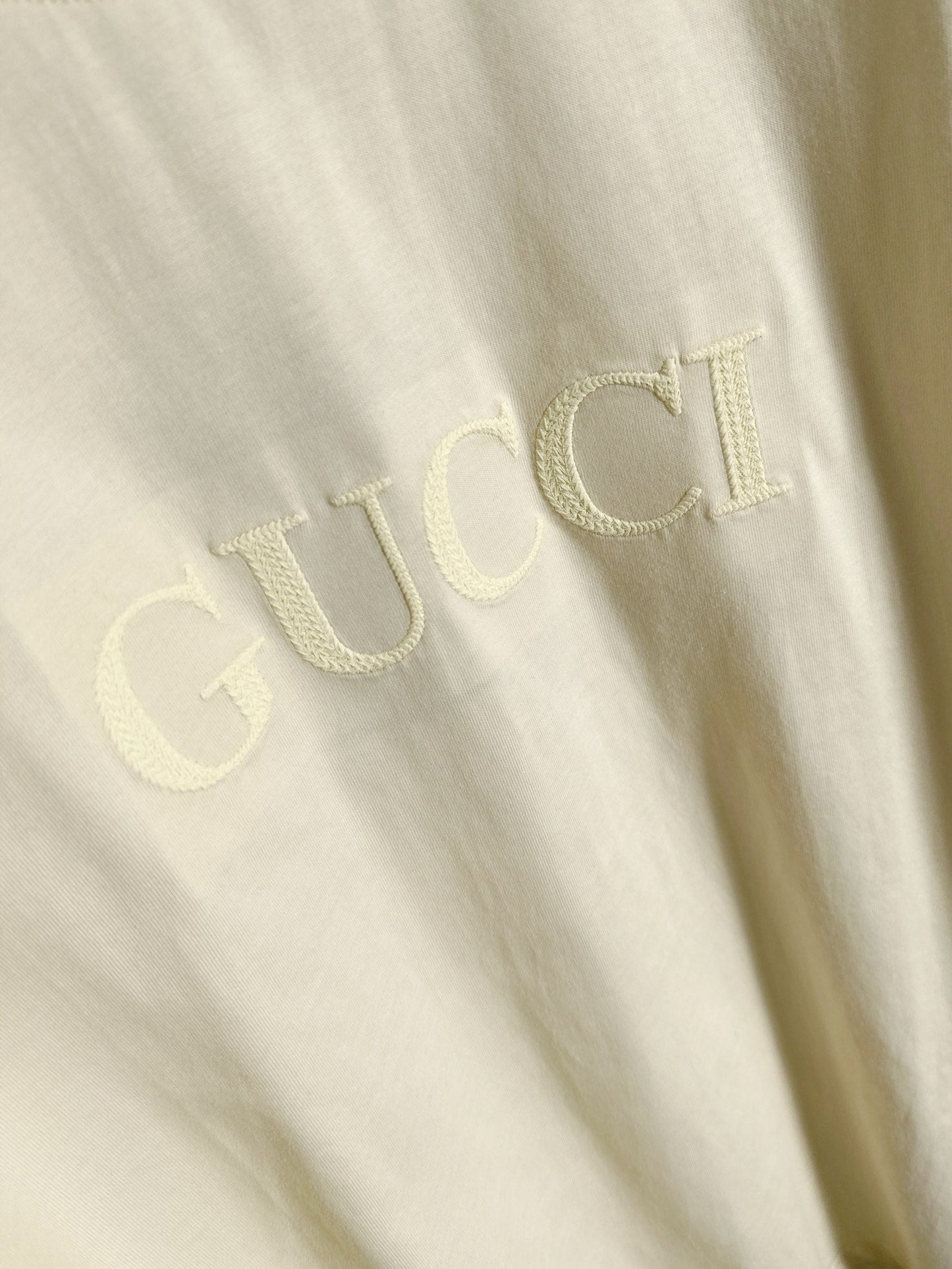 260113 New high-quality embroidered lace patchwork T-shirt