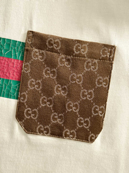 260113 New high-quality tearable pocket T-shirt