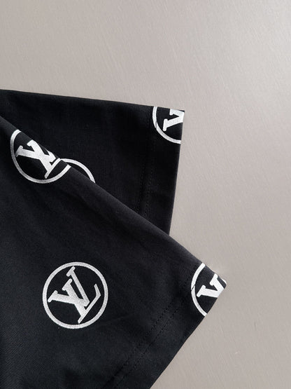 260113 New high-quality T-shirt with pocket sleeves and printed design