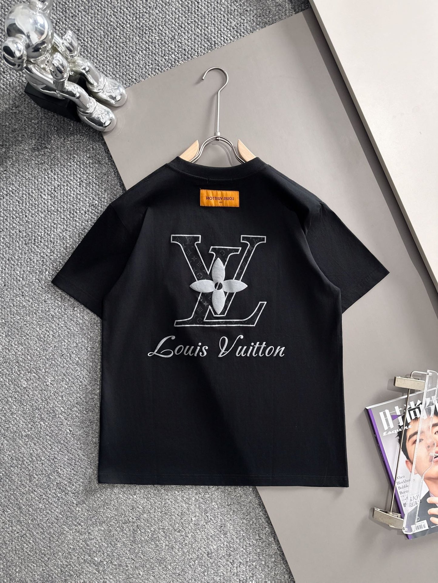260113 New high-quality dark tattoo pattern simple T-shirt