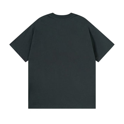 260113 New high-quality single-ring smoky haze T-shirt