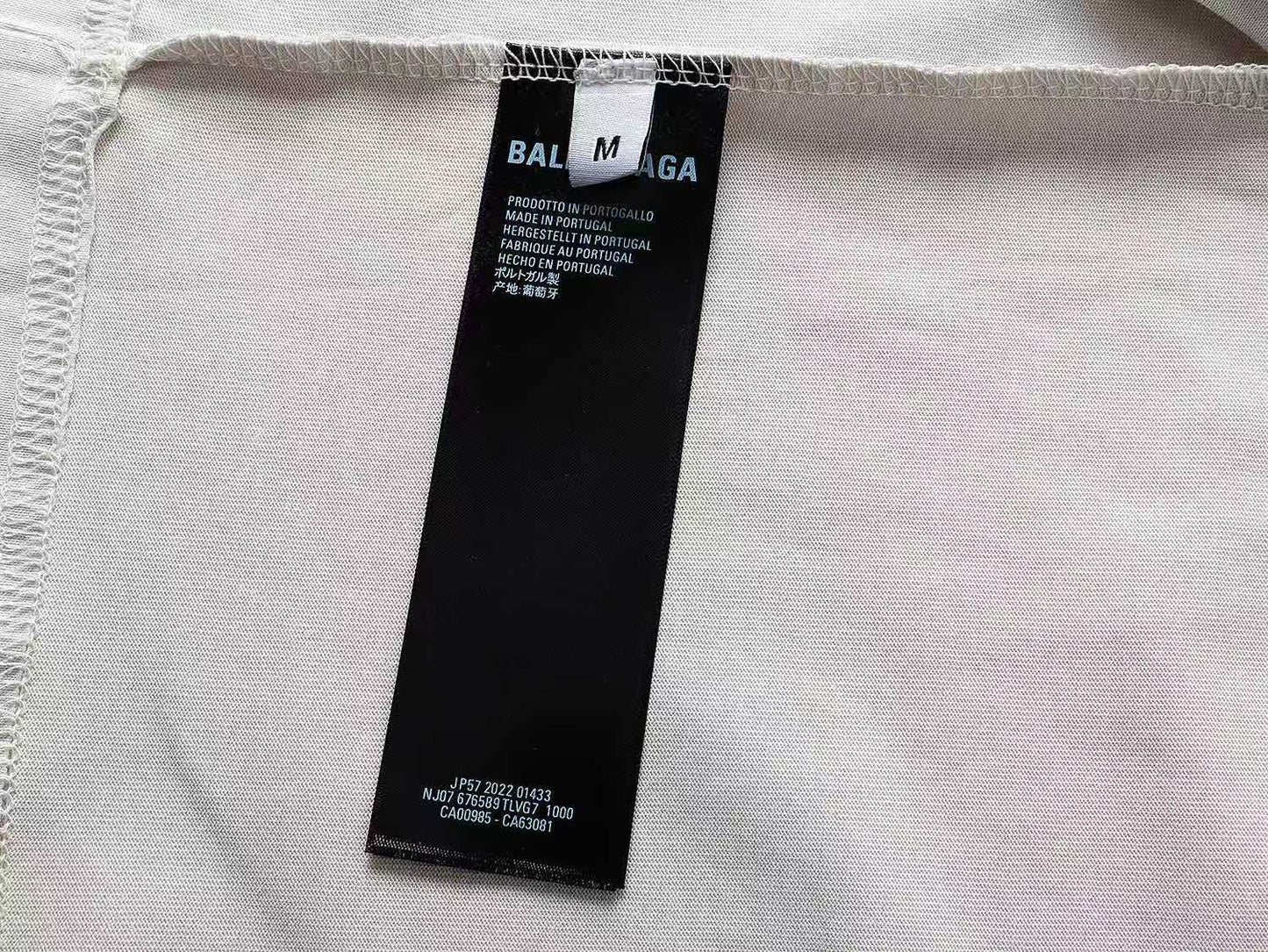260113 New high-quality striped woven fabric washed snowflake T-shirt