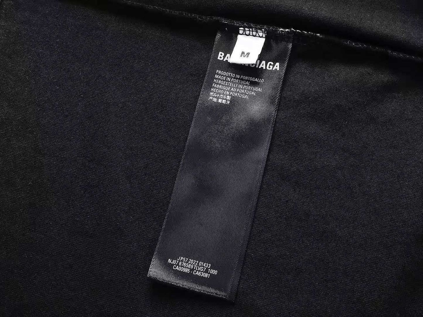 260113 New high-quality striped woven fabric washed snowflake T-shirt