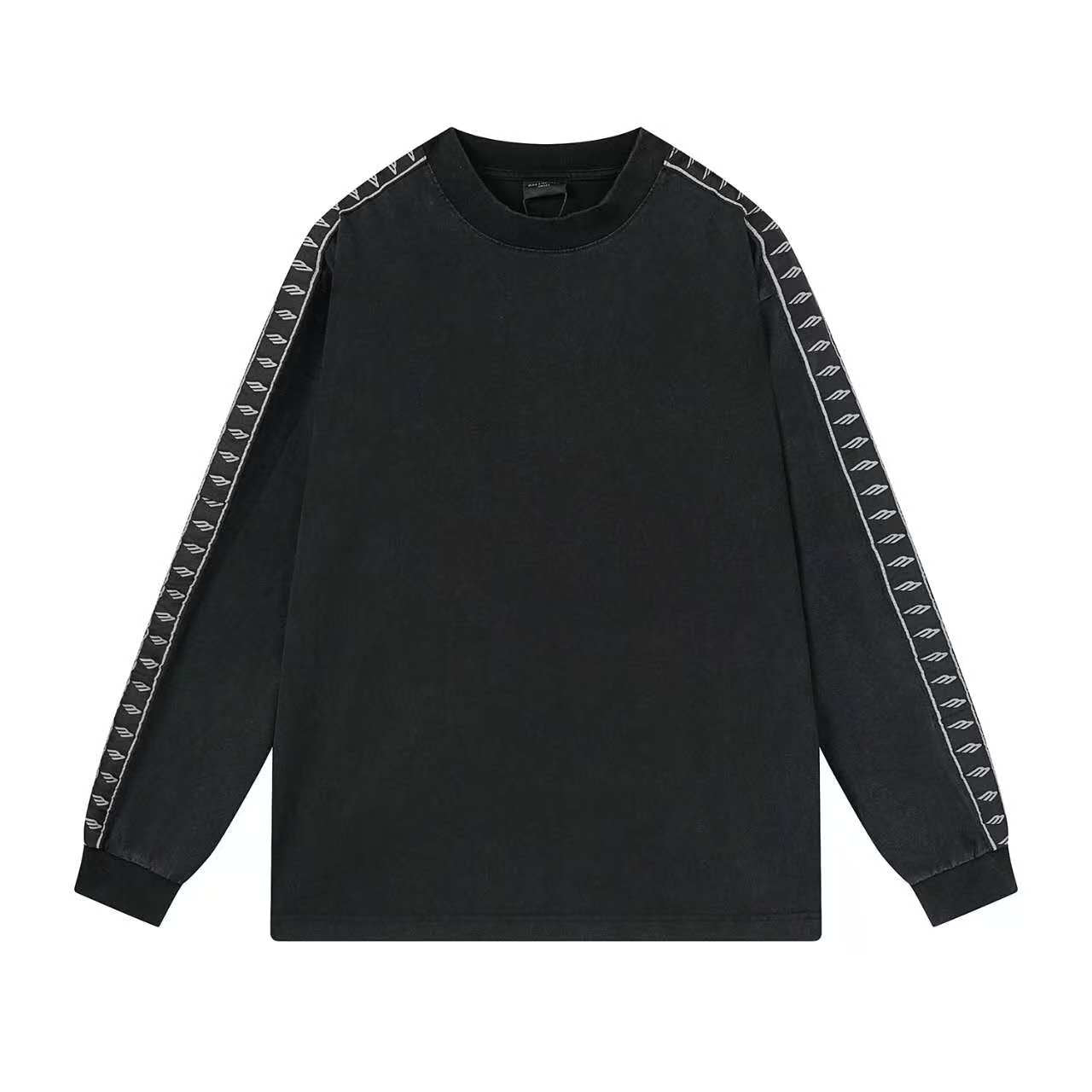 260113 New high-quality striped woven fabric washed snowflake long-sleeved shirt