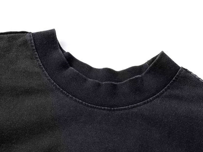 260113 New high-quality striped woven fabric washed snowflake long-sleeved shirt