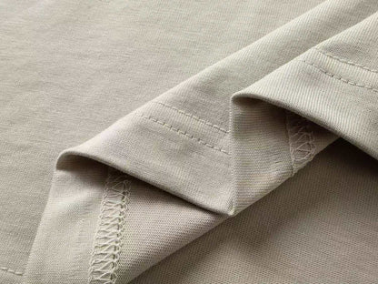 260113 New high-quality heavy-duty V-neck direct-injection printed long-sleeve shirt