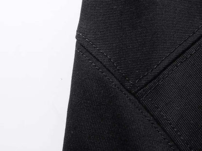 260113 New high-quality heavy-duty V-neck direct-injection printed long-sleeve shirt