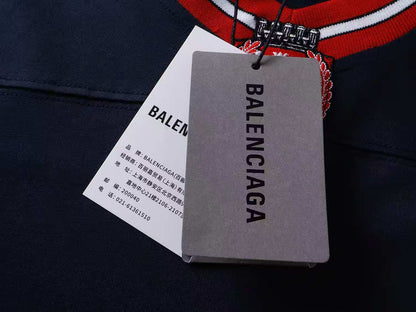 260113 New high-quality heavy-duty V-neck direct-injection printed long-sleeve shirt