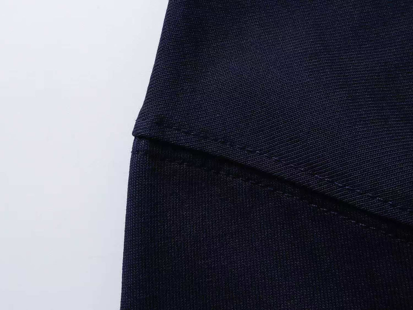 260113 New high-quality heavy-duty V-neck direct-injection printed long-sleeve shirt
