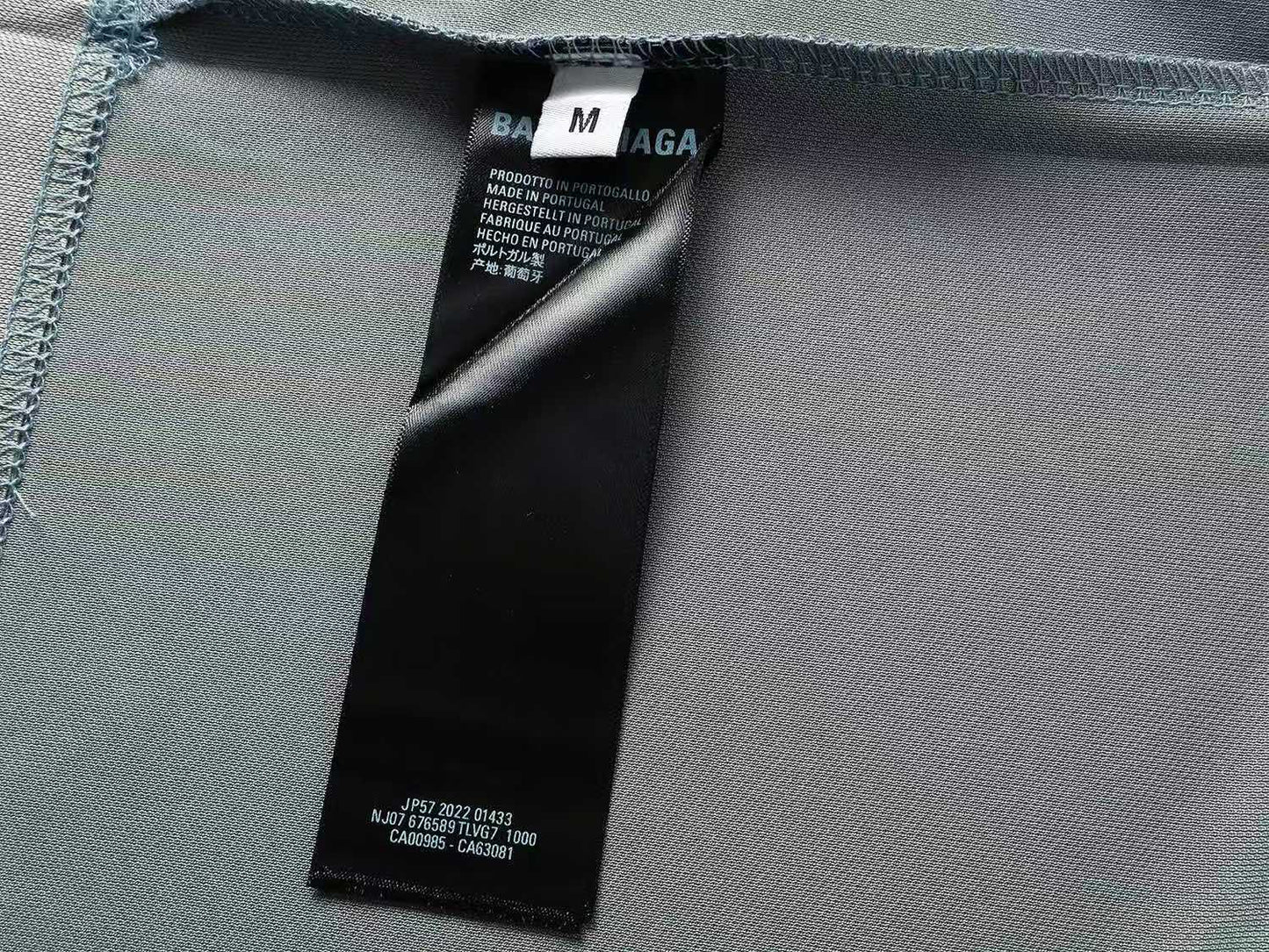 260113 New high-quality heavy-duty V-neck direct-printed T-shirt