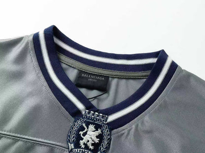 260113 New high-quality heavy-duty V-neck direct-printed T-shirt
