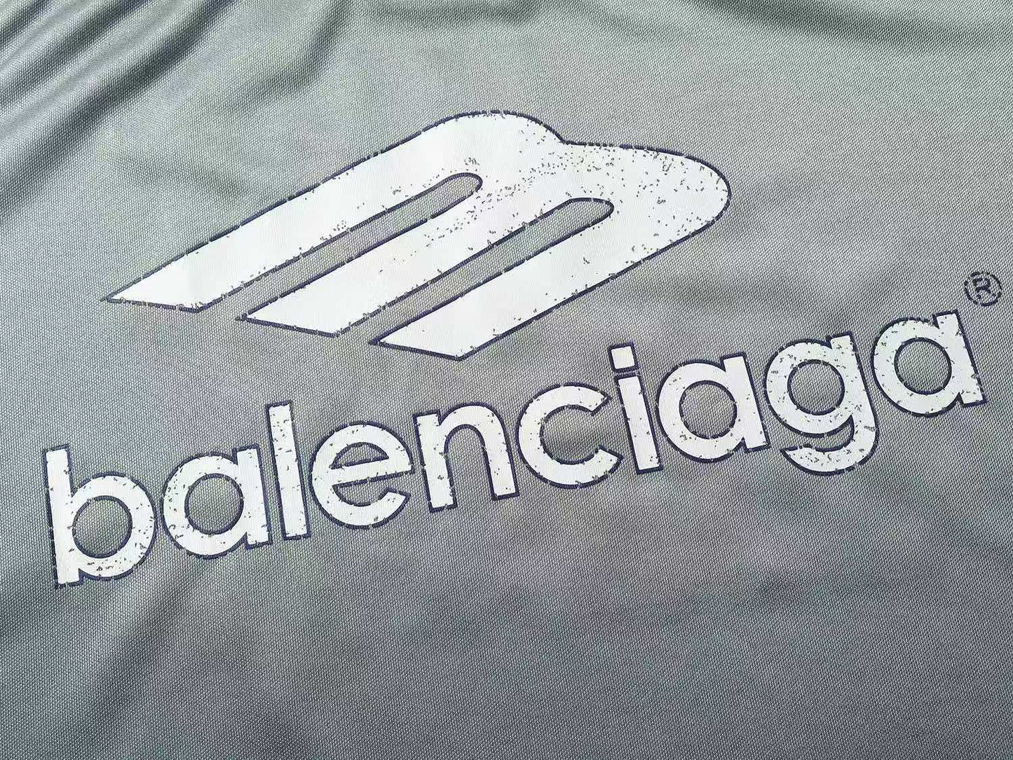 260113 New high-quality heavy-duty V-neck direct-printed T-shirt