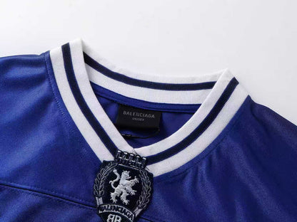 260113 New high-quality heavy-duty V-neck direct-printed T-shirt