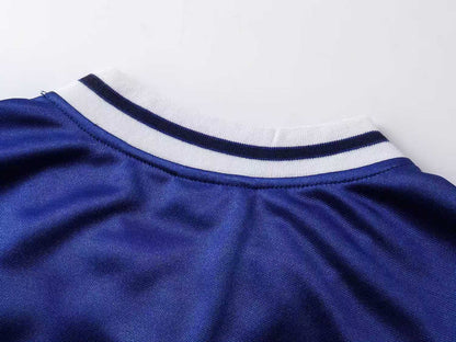 260113 New high-quality heavy-duty V-neck direct-printed T-shirt