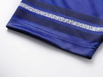 260113 New high-quality heavy-duty V-neck direct-printed T-shirt