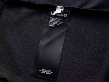 260113 New high-quality heavy-duty V-neck direct-printed T-shirt