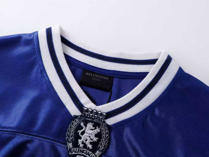 260113 New high-quality heavy-duty V-neck direct-injection printed long-sleeve shirt