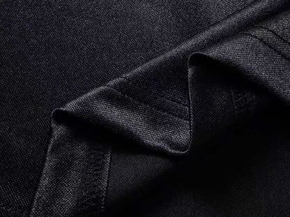 260113 New high-quality heavy-duty V-neck direct-injection printed long-sleeve shirt