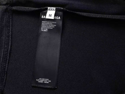 260113 New high-quality heavy-duty V-neck direct-injection printed long-sleeve shirt
