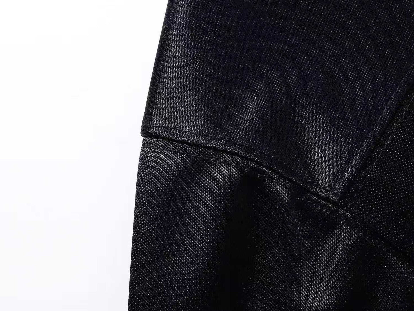 260113 New high-quality heavy-duty V-neck direct-injection printed long-sleeve shirt