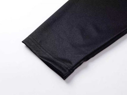 260113 New high-quality heavy-duty V-neck direct-injection printed long-sleeve shirt