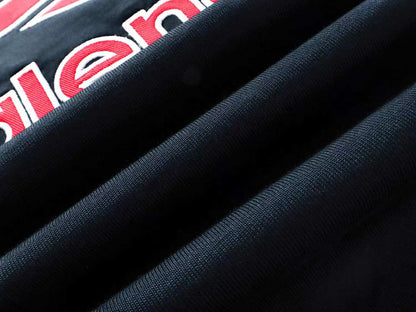 260113 New high-quality heavy-duty V-neck embroidered print T-shirt