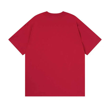 260113 New high-quality artistic font letter embroidery T-shirt