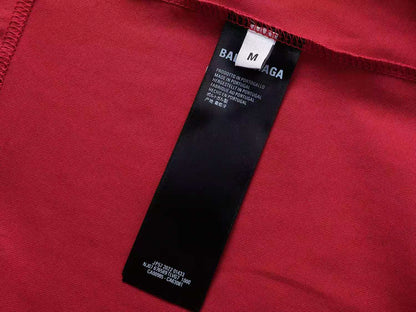 260113 New high-quality artistic font letter embroidery T-shirt