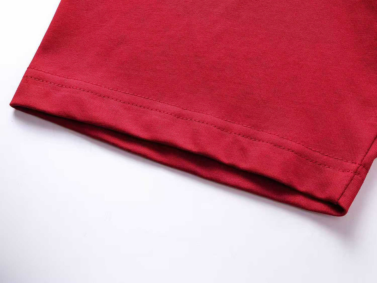 260113 New high-quality artistic font letter embroidery T-shirt