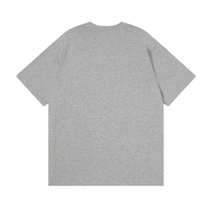 260113 New high-quality artistic font letter embroidery T-shirt