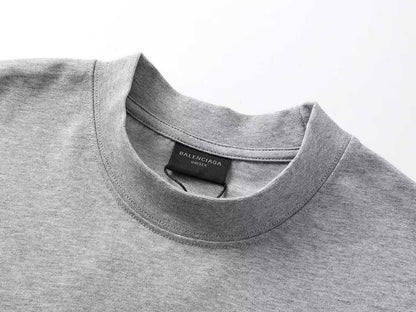 260113 New high-quality artistic font letter embroidery T-shirt
