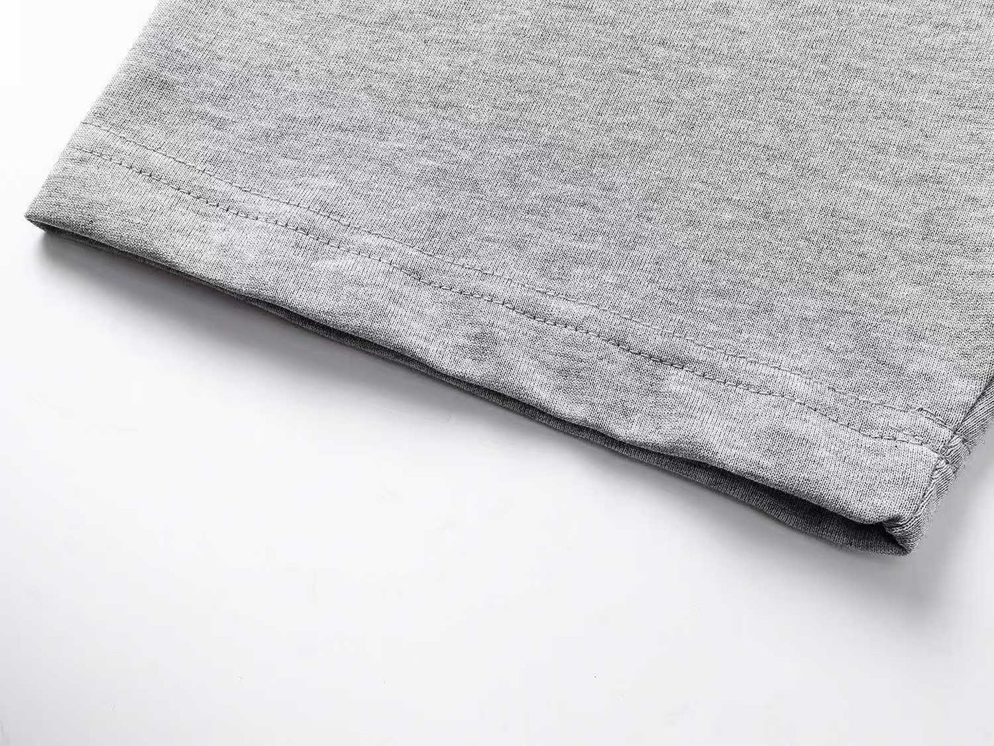 260113 New high-quality artistic font letter embroidery T-shirt