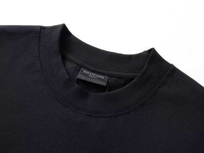260113 New high-quality artistic font letter embroidery T-shirt