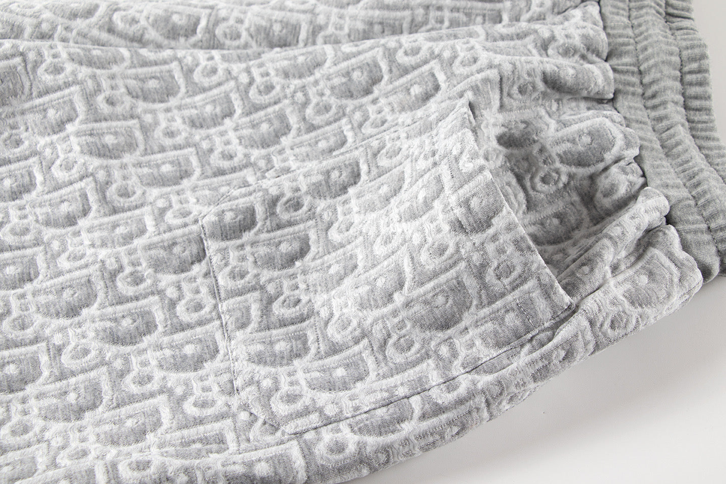 260113 New high-quality custom fabric towel-printed jacquard shorts
