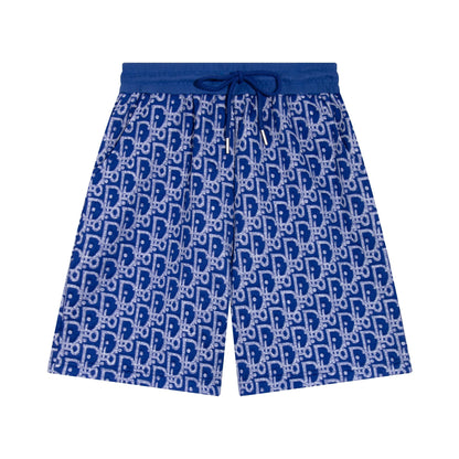 260113 New high-quality custom fabric towel-printed jacquard shorts