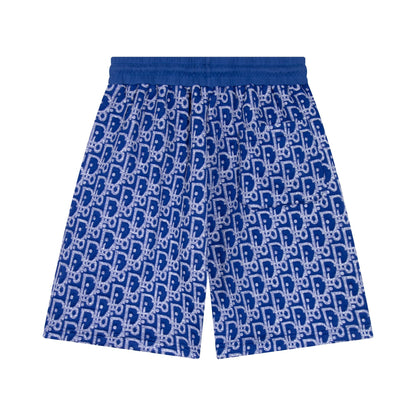 260113 New high-quality custom fabric towel-printed jacquard shorts