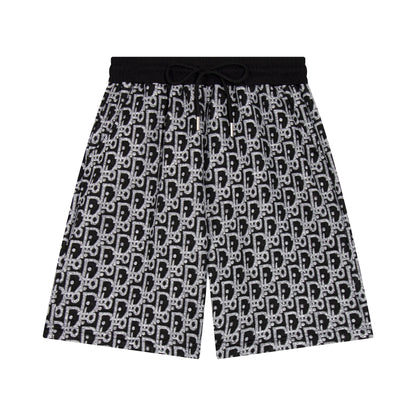 260113 New high-quality custom fabric towel-printed jacquard shorts