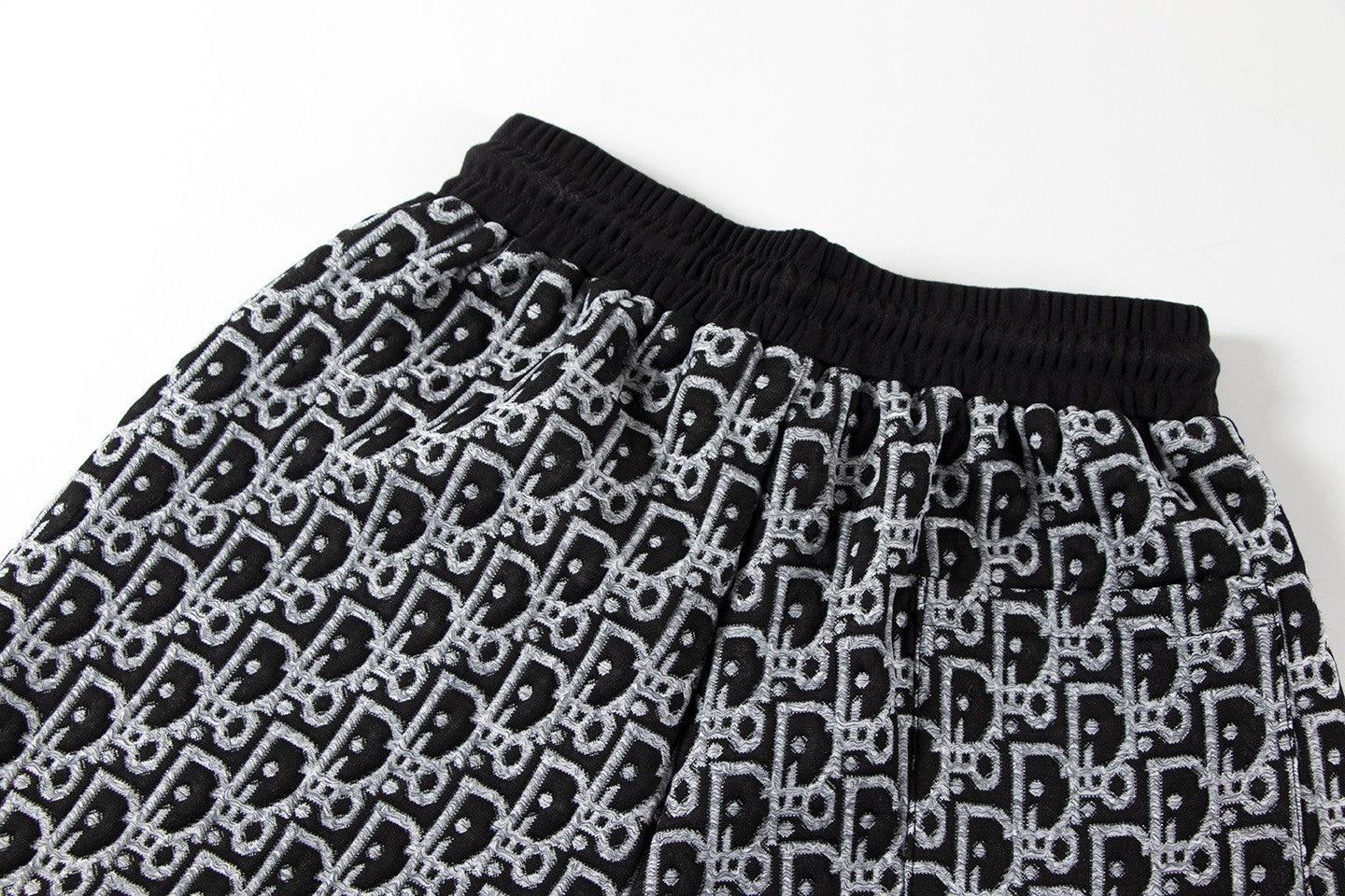 260113 New high-quality custom fabric towel-printed jacquard shorts